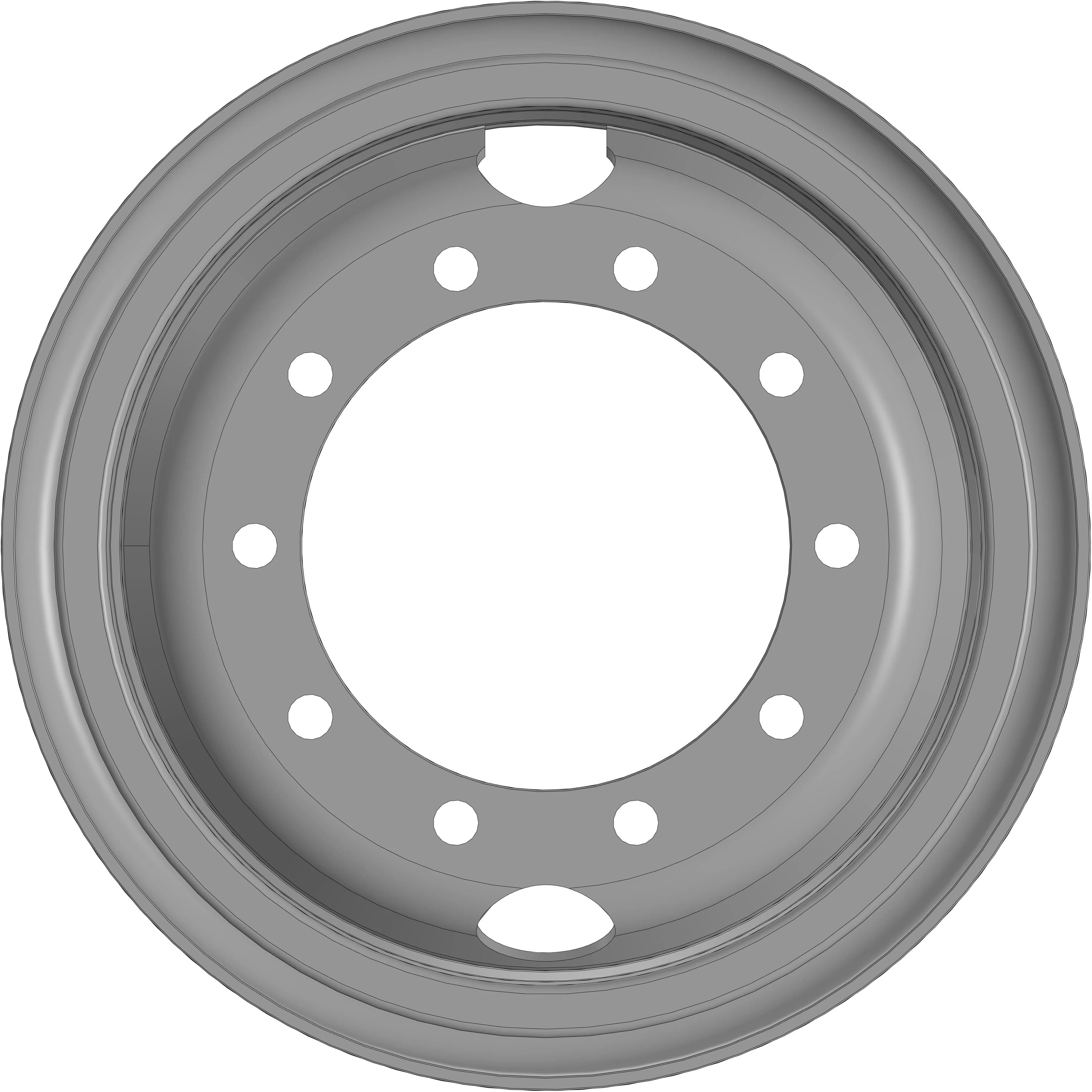 Колесо дисковое HARTUNG OVERLOAD 12.0-21 10/335 d281 ET0