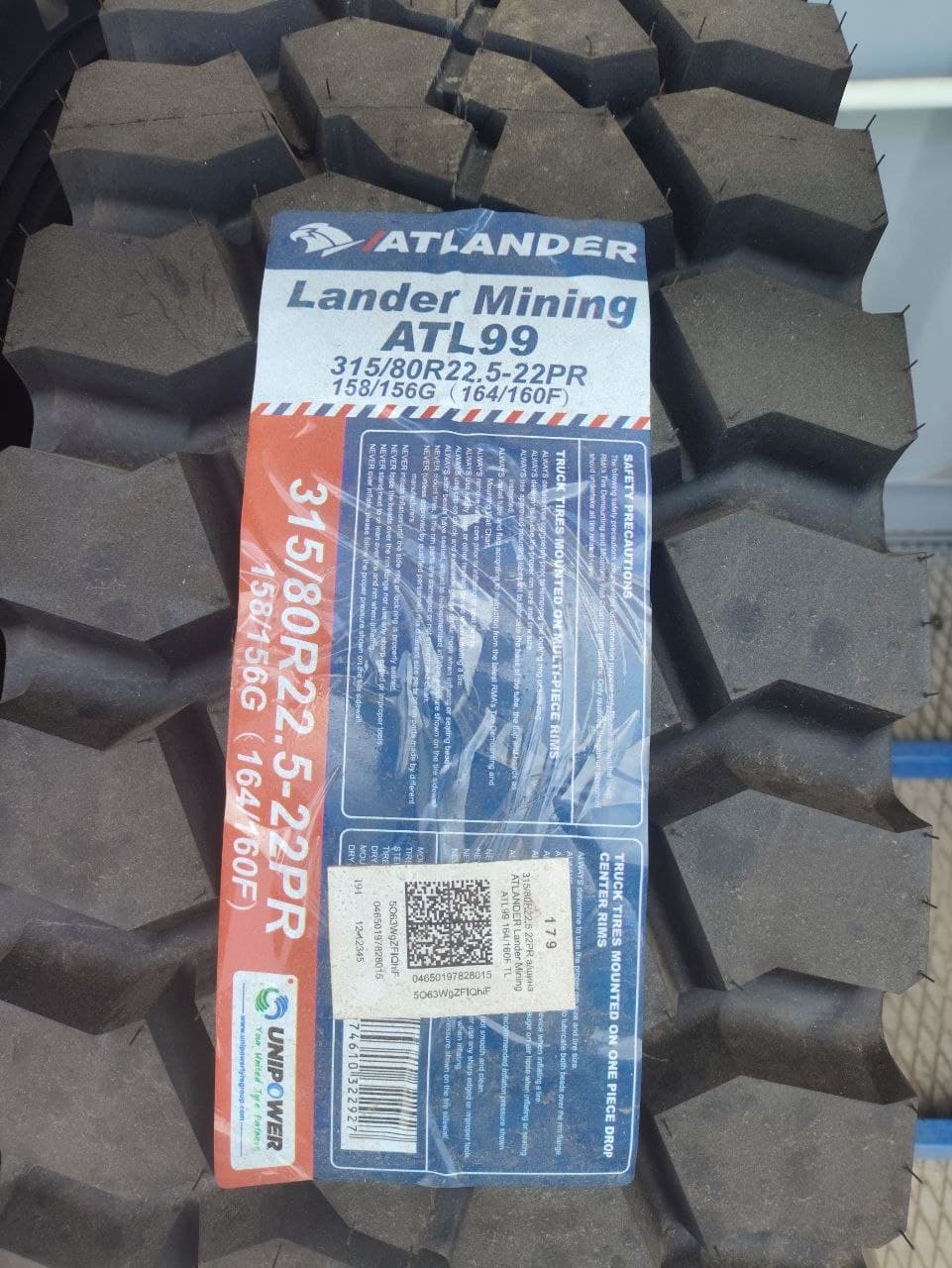 ATLANDER Lander Mining ATL99 13R22.5 22PR 158/156G