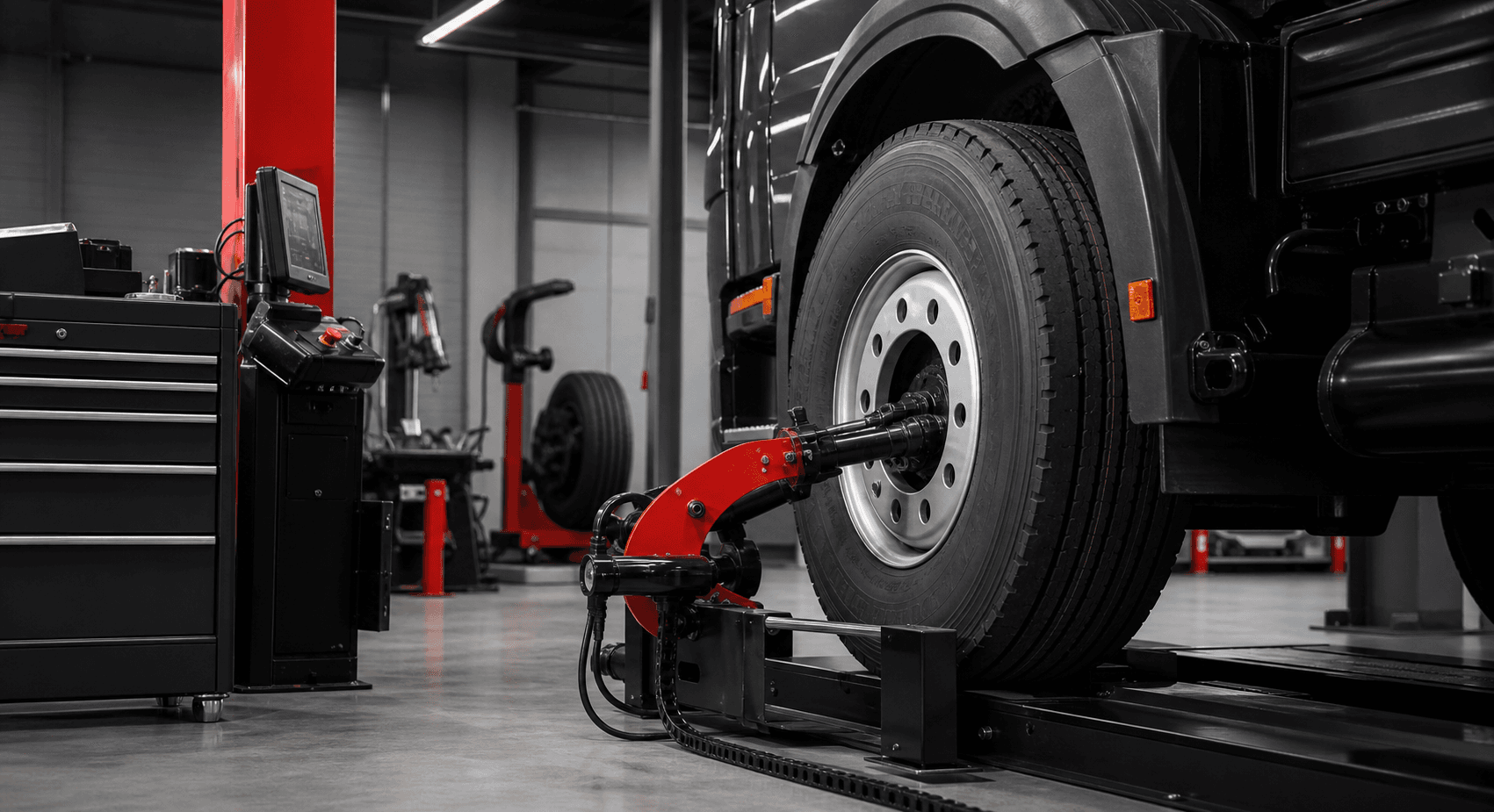 Truck tire fitting